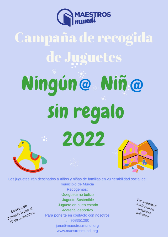 Ningun@ niñ@ regalo 2022 - INFORMAJOVEN - de Murcia